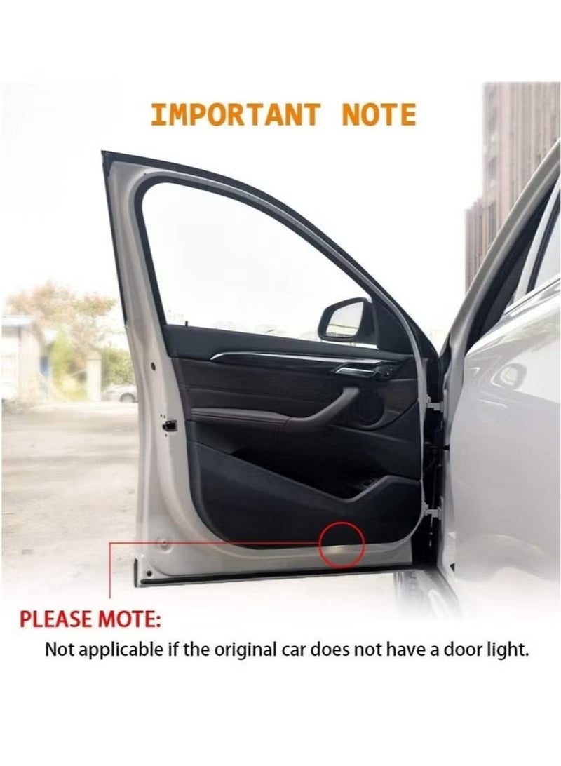 NOOA 4 Pack LED Car Door Logo Light Projector, Welcome Laser Lights Car Door Courtesy Lights 3D Logo Door Lights White LED Projector Lamps for RXESGXLSLXISGSRCUX Series Lexus Door Light Replacement - Image 5